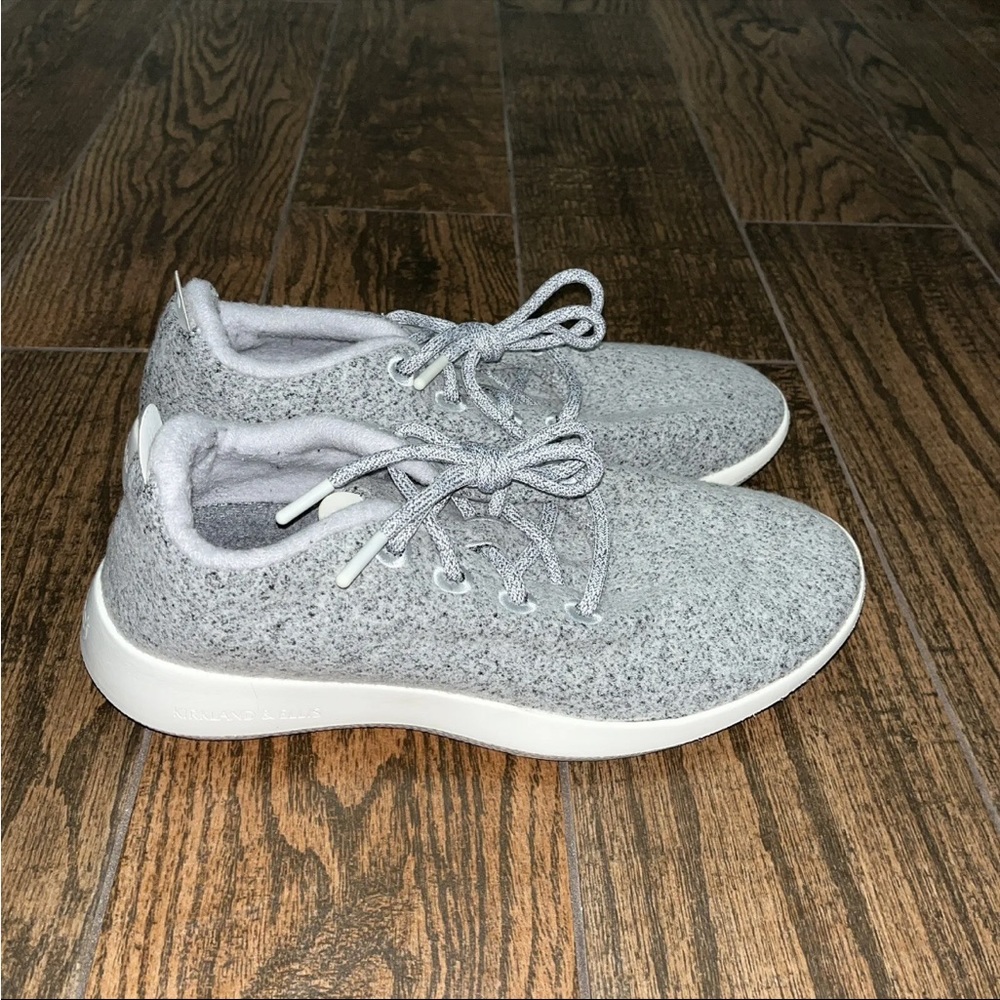Mens Allbirds Wool Runners Gray Casual Shoes Sz. 10